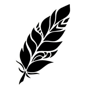 Šablóna na tetovanie - Boho Feather - Image 1