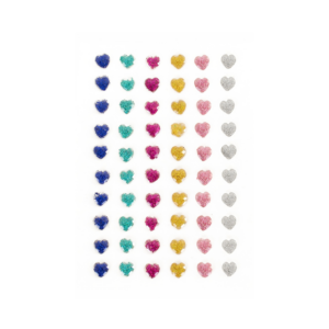 PXP – 60 srdiečok, mix farieb – Obrázok 1