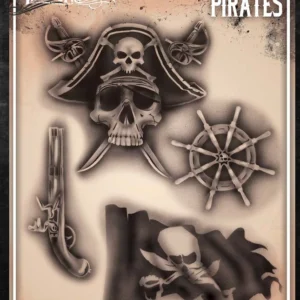 Wiser TattooPro - Pirates Airbrush šablóna