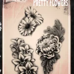 Wiser TattooPro - Pretty Flowers Airbrush šablóna