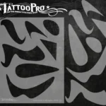 Wiser TattooPro - Freestyle Tools Airbrush šablóna