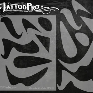 Wiser TattooPro - Freestyle Tools Airbrush šablóna – Obrázok 1