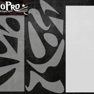 Wiser TattooPro - Freestyle Tools Airbrush šablóna – Obrázok 3