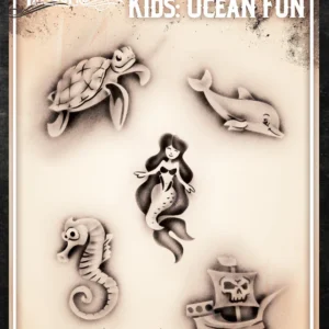 Wiser TattooPro - Ocean Fun Airbrush šablóna – Obrázok 1