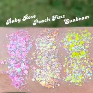 Gleam Chunky Glitter Cream - Pastel Glow Palette – Obrázok 4