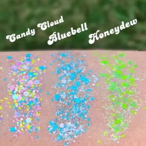 Gleam Chunky Glitter Cream - Pastel Glow Palette – Obrázok 3