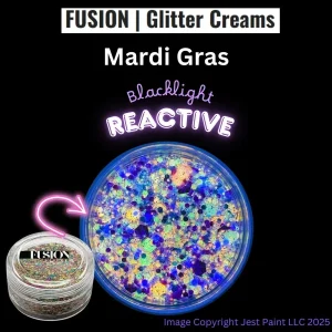 Fusion Glitter Cream - Mardi Gras 10ml – Obrázok 3
