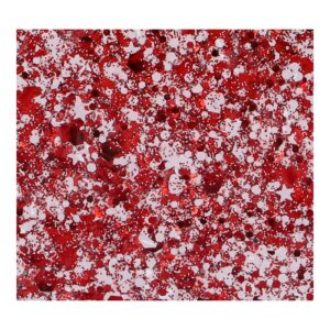 Superstar Chunky Glitter Cream - Red & White – Obrázok 2